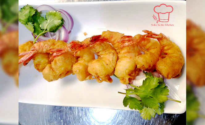 Crispy Batter Fried Prawns | Soha in the Kitchen