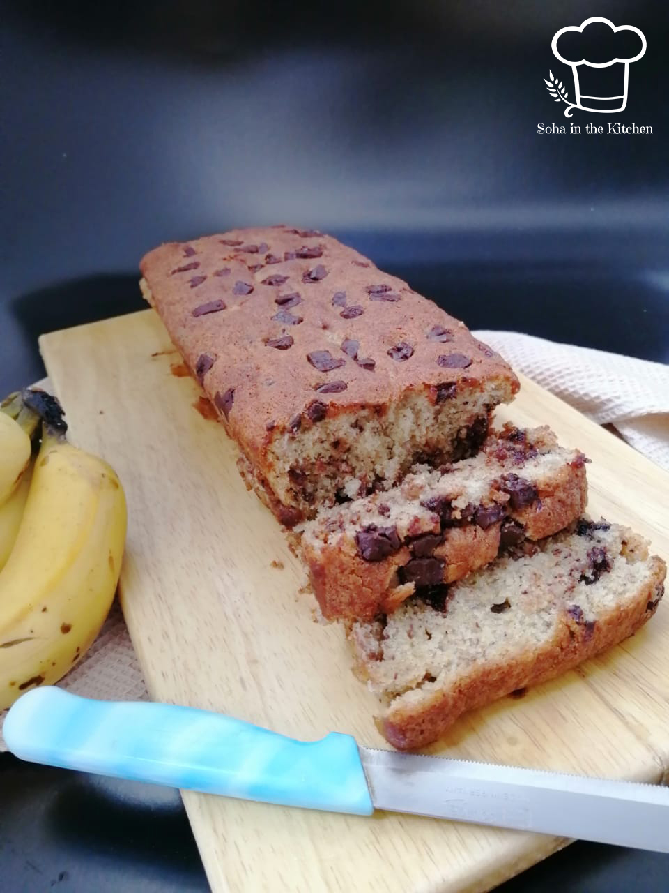 Chocolate Chip Banana Bread | Soha in the Kitchen