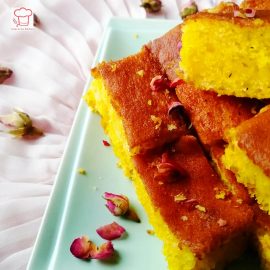 Saffron Butter Cake | Soha in the Kitchen